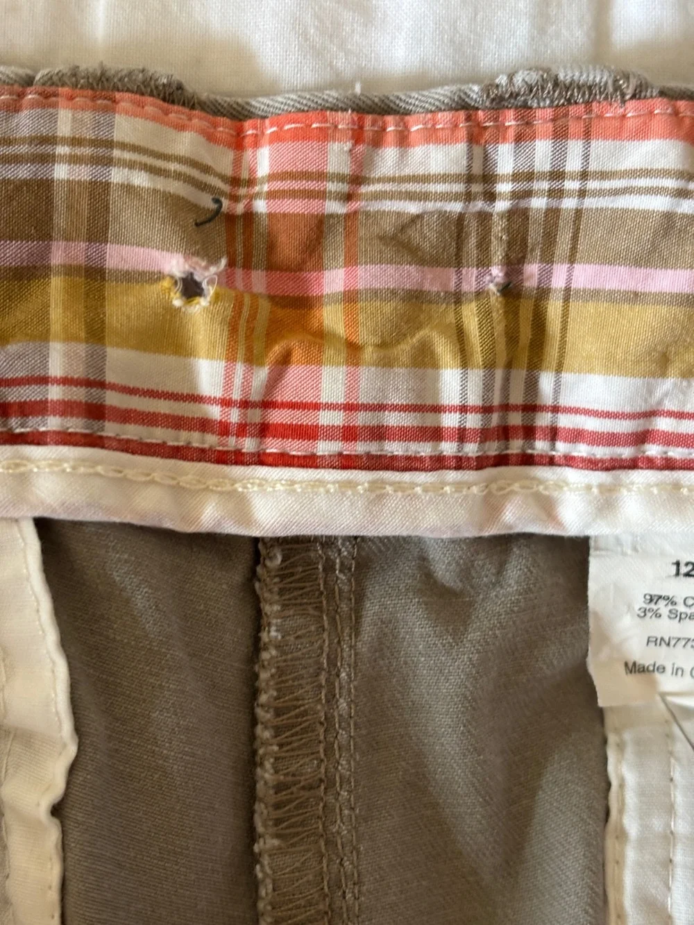 J. Crew City Fit Classic Khaki Wide-Leg Pants, Size 12S